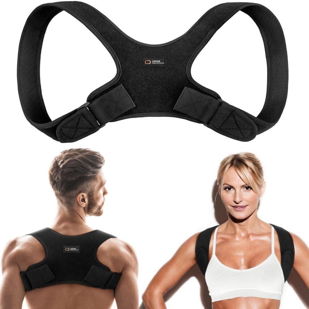 Copper Back Brace Posture Corrector for Men Women